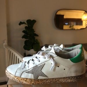 Golden Goose glitter superstars